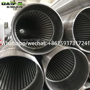Water Well Stainless Steel v Wire Wrapped Screen Pipe/rod Base Well Screens thumbnail-4