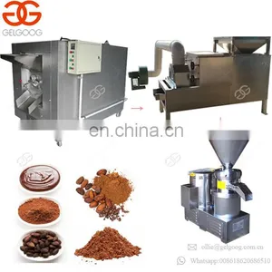 Hot Selling Best Price Nuts Roaster Almonds Paste Grinding Machine Cocoa Powder Butter Maker Cocoa Bean Processing Machinery thumbnail-1