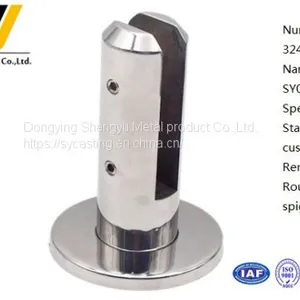 Precision Casting Stainless Steel Glass Railing Spigot thumbnail-1