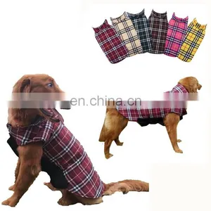 Waterproof Dog Clothes Warm Winter Pet Jacket Plaid Pet Clothing Coat thumbnail-1