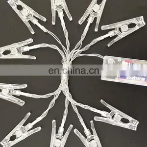 AMAZON 30 LEDs Photo Clip String Lights Battery Box LED Photo Clip Lamp String New Ins Room Decorative Photo Led Clip Lamp thumbnail-5