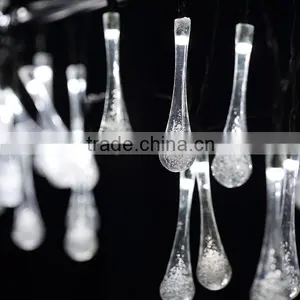 Water Drop Solar Fairy String Lights Waterproof Decoration HNL213S thumbnail-1