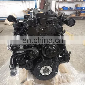 Hot Sell 4 Cylinder160HP Water Cooling Diesel Engine ISDe160 30 for Truck thumbnail-4