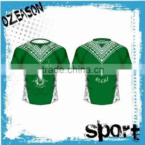 Cool Design Men's Rugby Uniform 100% Polyester Rugby Shirts Wholesale thumbnail-1