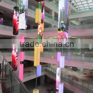 Square Pillar P10 Indoor SMD Full Color Video Display for KTV ,hotel thumbnail-1