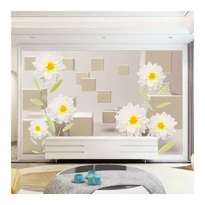 3D 5D 8D Colorful Designs Wall Murals Home Decor Nature Flower Murals Paper Dropshipping thumbnail-2