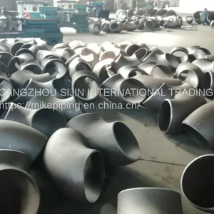SIJIN Carbon Steel Butt Weld Pipe Elbow:  ASTM A234 WPB , WPBW, WPHY 42, WPHY 46, WPHY 52, WPH 60, WPHY 65 & WPHY 70 thumbnail-1