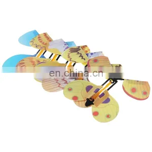 Magic Butterfly Flying in the Book Fairy Rubber Band Powered Wind Up Butterfly Toy Great Surprise for Wedding And Birthday Gifts thumbnail-2