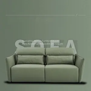 Modern Minimalist Double Technology Cloth Electric Sofa Bed Small Apartment Telescopic Function Sofa Bed Dual-Use thumbnail-1