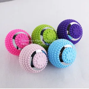 4 Speeds Vibrating Yoga Massage Ball USB Rechargeable, Waterproof, Support Customization Brand thumbnail-3