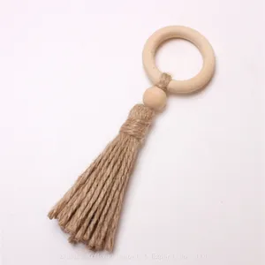 Braided Tassel Napkin Ring Hotel Banquet Tableware Napkin Holders Home Restaurant Table Decorations thumbnail-3