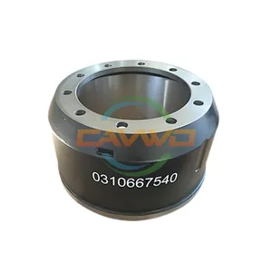 Brake System Brake Drum for BPW 031097630 thumbnail-1