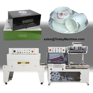 Automatic L Type Food and Drinking Shrink Tunnel Packing Wrapping Machine thumbnail-3
