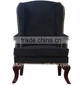 Blue Wing Back Chaise PFC200 thumbnail-1