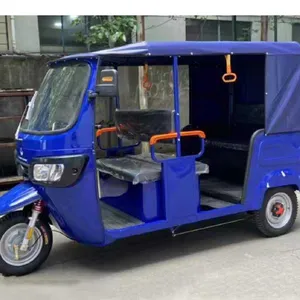 OEM 60V 1500W 3000w 5 Seats 7 Seats Electric Passenger Tricycle Electric Rickshaw With Long Range 150km thumbnail-2