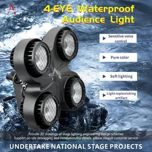BD04F Binder 4*100W IP65 Waterproof Par Light LED Beads RGBW Full-colored Optional Audience Light thumbnail-4