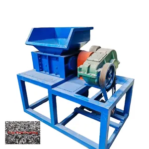 Wood Pallet Double Fabric Shredder Textile Shaft Coconut Husk Shredder Machine Cheese Shredder Machine for Sale thumbnail-5