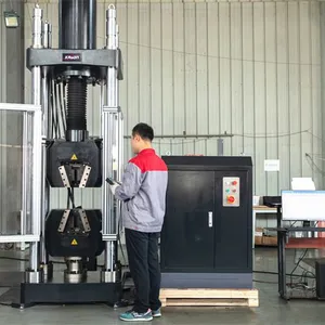 WAW-1000F Manual Deformed Steel Bar Single Tensile for Test Machine 1-Year Warranty-ASTM Hydraulic Wedge Grip 1000KN for thumbnail-5