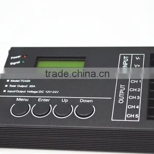 Time Programmable LED Dimmer DC12V/24V 5Channel Total Output 20A thumbnail-5