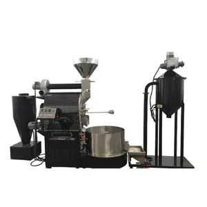 Industrial Automatic 60KG Per Batch Coffee Bean Roaster Key Food Sterilizer Machine thumbnail-1