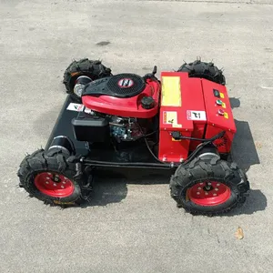 Single-Cylinder Four-Stroke Industrial Tracked Remote Control Lawn Mower With Tracks thumbnail-2