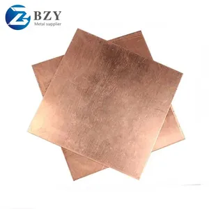 C11000 C10200 1/2 Thick Copper Plate 99% Copper Sheet HL Finish 0.1mm 1mm 5mm Thick T2 Copper Plate thumbnail-1