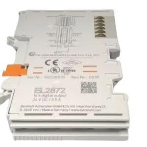 BECKHOFF EL2872 EtherCAT 16-Channel Digital Output Terminal 24V DC 0.5A High Density I/O Module thumbnail-2
