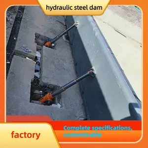 Hydraulischer Stahlstauwehr für städtische Hochwasserschutz und Entwässerung thumbnail-5