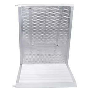 Powder-coated Galvanized Mobile Folding Safety Fence for Pedestrian Crowd Control, Events, Concerts, and Other Events. thumbnail-3