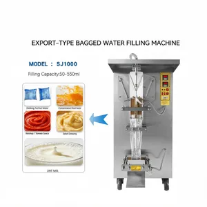 Pure Water Packaging Machine Liquid Beverage Filling Machine Water Purifier PE Composite Film Ice Pack Vinegar Sealing Machine thumbnail-1