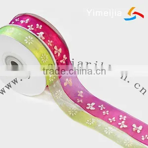 Wholesale Printing Organza Ribbon,mesh Ribbon,net Ribbons thumbnail-4