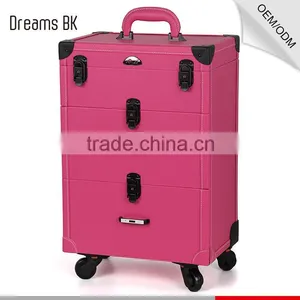 Guangzhou Wholesale Low MOQ Professional Universal Custom Compact Cosmetic Case Makeup Bag thumbnail-2