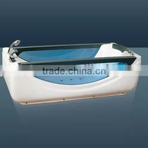 Acrylic Bathtub With Glass thumbnail-1
