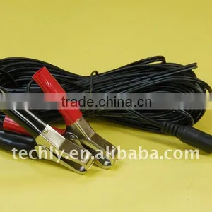 DC To Clamp 30A UL2468 22AWG 2000mm With DC5.5x2.1mm +Copper Clamp Extension Power Cable thumbnail-4