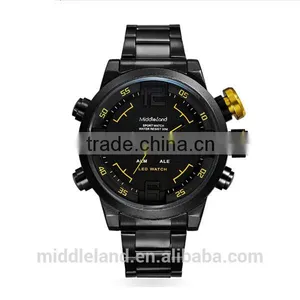 2015 Touch Screen Fashion Digital Male Watches Men Luxury Brand Men's Sports Clock Electronic Wrist Watch Wristwatches thumbnail-4