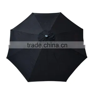Black 9foot 8 Ribs Outdoor Patio Umbrella Cover Canopy Replacement thumbnail-1
