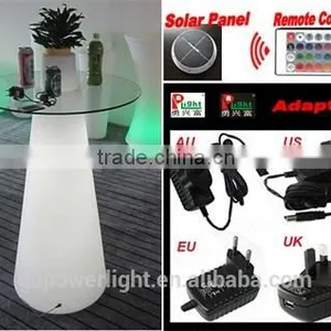 PE Plastic Bar Table With LED Light and Remote Control YXF-50120E thumbnail-5