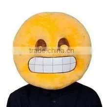 FREE SAMPLE Emoji Mask/emoji Plush Plush Stuffed Toy/smile Face Mask thumbnail-1
