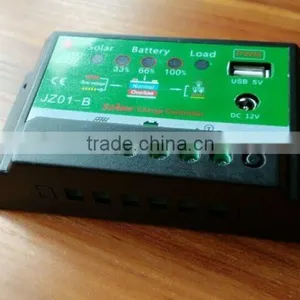 Factory Supplier 12V/24V Solar Charge Controller With USB Output, Pwm Solar Charge Controller Manual, 5A/10A Solar Charger Contr thumbnail-3