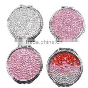 Bling Crystal Round Mirror thumbnail-1