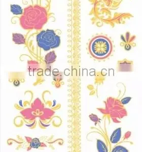 Fashion Colour Changing Metal Temporary Tattoo Sticker With Waterproof thumbnail-2
