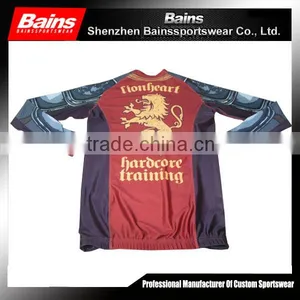 Lycra Mens Compression Shirts/wholesale Compression Shirts/sublimation Custom Printed Compression Shirts thumbnail-1