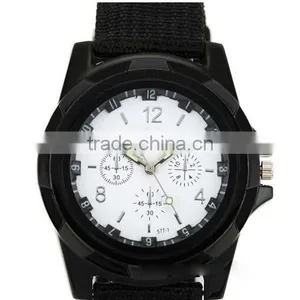 Top Quality 2015 New Military Quartz Sport Watch Canvas Strap Fabric Soldier Ourdoor Running Wristwatch Clock thumbnail-1