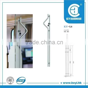 Stainless Steel Glass Commercial Door Pull Handle With Lock thumbnail-1