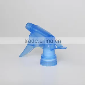 2015 New Design High Quality 28/410 YuYao Transparent Blue Model A Plastic Cleaning Sprayer thumbnail-1
