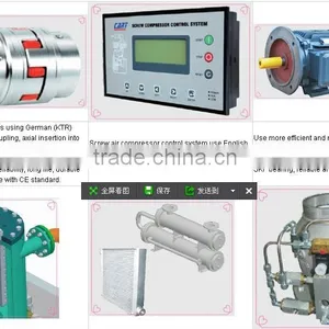 Variable Frequency Screw Air Compressor 15KW 20HP Belt Drive High Efficiency Industrial Machine thumbnail-2