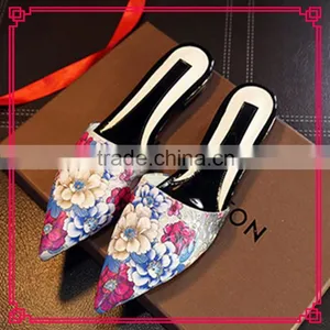 Printed China Manufacturer Sandals Flat Moroccan Sandals thumbnail-1