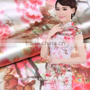 Digtital Print Charmeuse Silk Fabric thumbnail-1