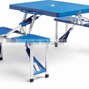 Plastic Folding Picnic Table Set,Plastic Folding Picnic Table And Chair Set,Folding Picnic Table And Bench Set thumbnail-1
