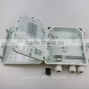 China Supplier O Ptical Plastic Box 12 Core Fiber Optic Termination Splitter Box thumbnail-2